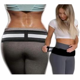 Black Neoprene Unisex Waist Support