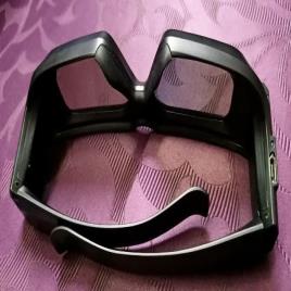 Black Plastic RF Active 3D Eyewear