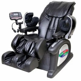 Black Pu Leather Massager Machine