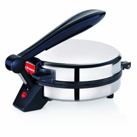 Black Stainless Steel Roti Machine