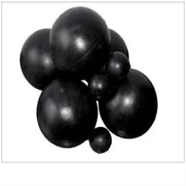 Black Rubber Stress Balls