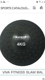 Black Rubber Slam Ball