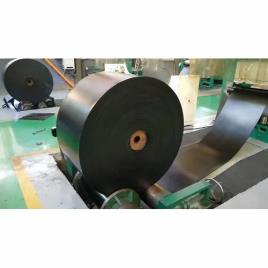 Black Rubber Endless Flat Belt, 8mm Thickness