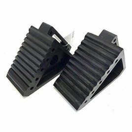 Black Rubber Wheel Chock for Car Parking