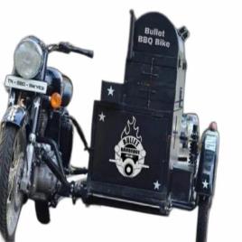 Black Stainless Steel Portable Bullet Grill