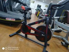 Black Upright Spin Bicycle S1010