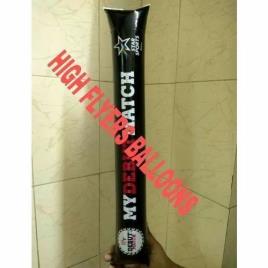 Black Vinyl PE/PVC Advertising Cheer Stick