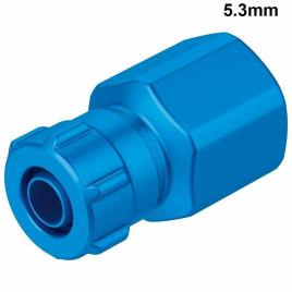 Blue Aluminium ACK 3/8 Connector