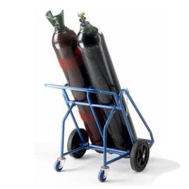 Blue Dual Gas Cylinder Trolley