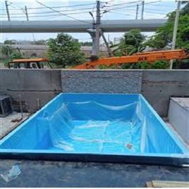 Blue FRP Fiber Hotel/Resort Swimming Pool