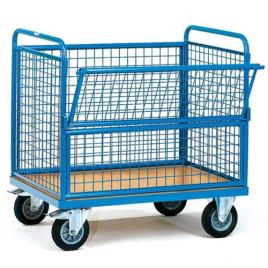Blue Mild Steel Cage Trolley SEE-100