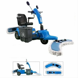 Blue Ride-On Mopping Machine