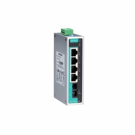 Blue Moxa EDS-205A Ethernet Switch