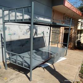 Blue MS Hostel Bunk Bed, 1800 X 750 X 1800