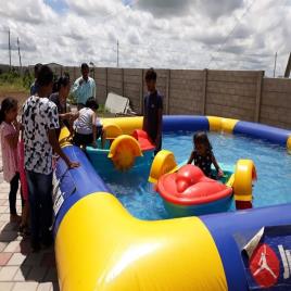 Amusement Park Blue PVC Pool