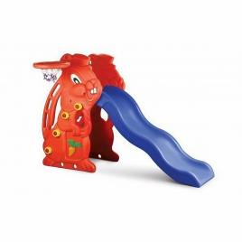 Blue Plastic Indoor Children's Slide