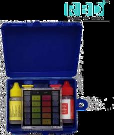 Blue Plastic Pool Cleaning Test Kit, Boxed
