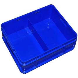 Blue Rectangular Milk Crate