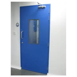 Blue Clean Room Hinged Doors