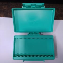 Blue Slide Box for Lab (50 Slides)