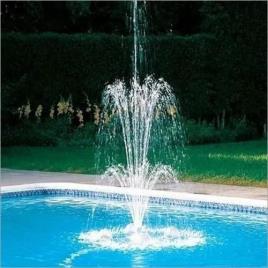 Blue Motorized Pool Fountain
