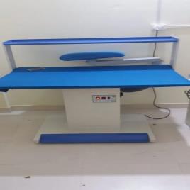 Blue Steam Iron Vacuum Board, Adjustable 2.5-4 Ft