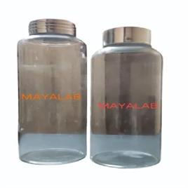 Borosilicate Glass Water Bottle with SS Cap, 750ml