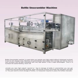 Bottle Alignment and Unscrambling Machine