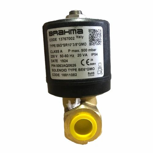 Brahma E6G SR 10 GMO SOLENOID VALVE, 1/2" Connection, 230VAC/50-60Hz, 13762002