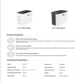 Meling 5L Portable Oxygen Machine