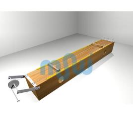 Brass Wooden Sonometer Set