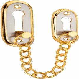 Door Safety Chain - Brass