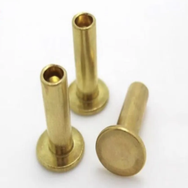 Brass Tubular Rivets, 1mm-10mm