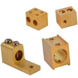 Brass HRC Fuse Connector, Red