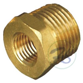 Polished Brass Hydraulic Pipe Reducer