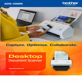 Brother ADS-4300N Network Scanner Device