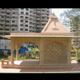 18ft Brown Pink Sandstone Temple