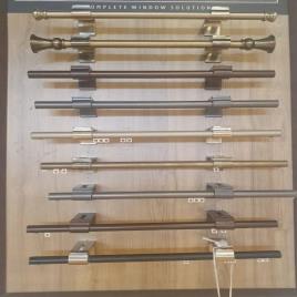 Antique Brown Aluminum Curtain Rod