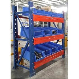 Brown Stainless Steel Bin Racks