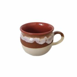 Brown Ceramic Cup Set, 130 Ml