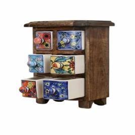 Painted Ceramic Drawer