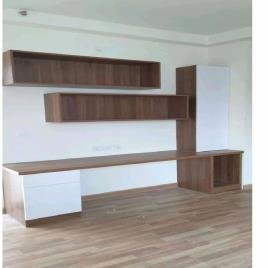 Brown Double Door Wooden Cabinet, For Home