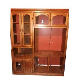 Brown Wooden LCD TV Stand