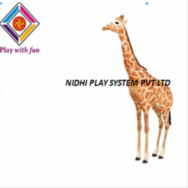Brown FRP Giraffe Statue