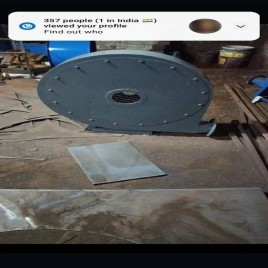 Brown 4 kW Mild Steel Industrial Blower