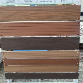 Brown Polished WPC Plank, 10mm