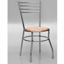 Polished Stainless Steel Dining Chair