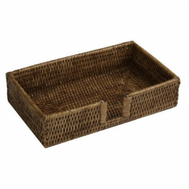 Brown Wicker Kitchen Basket