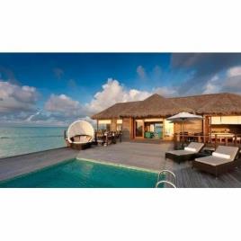 Brown Wood Pool Furniture