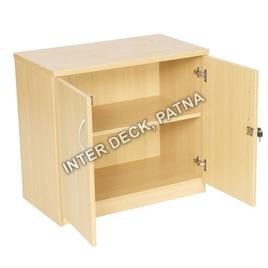 Brown Wooden Storage Cabinet, 1.25x2 Ft